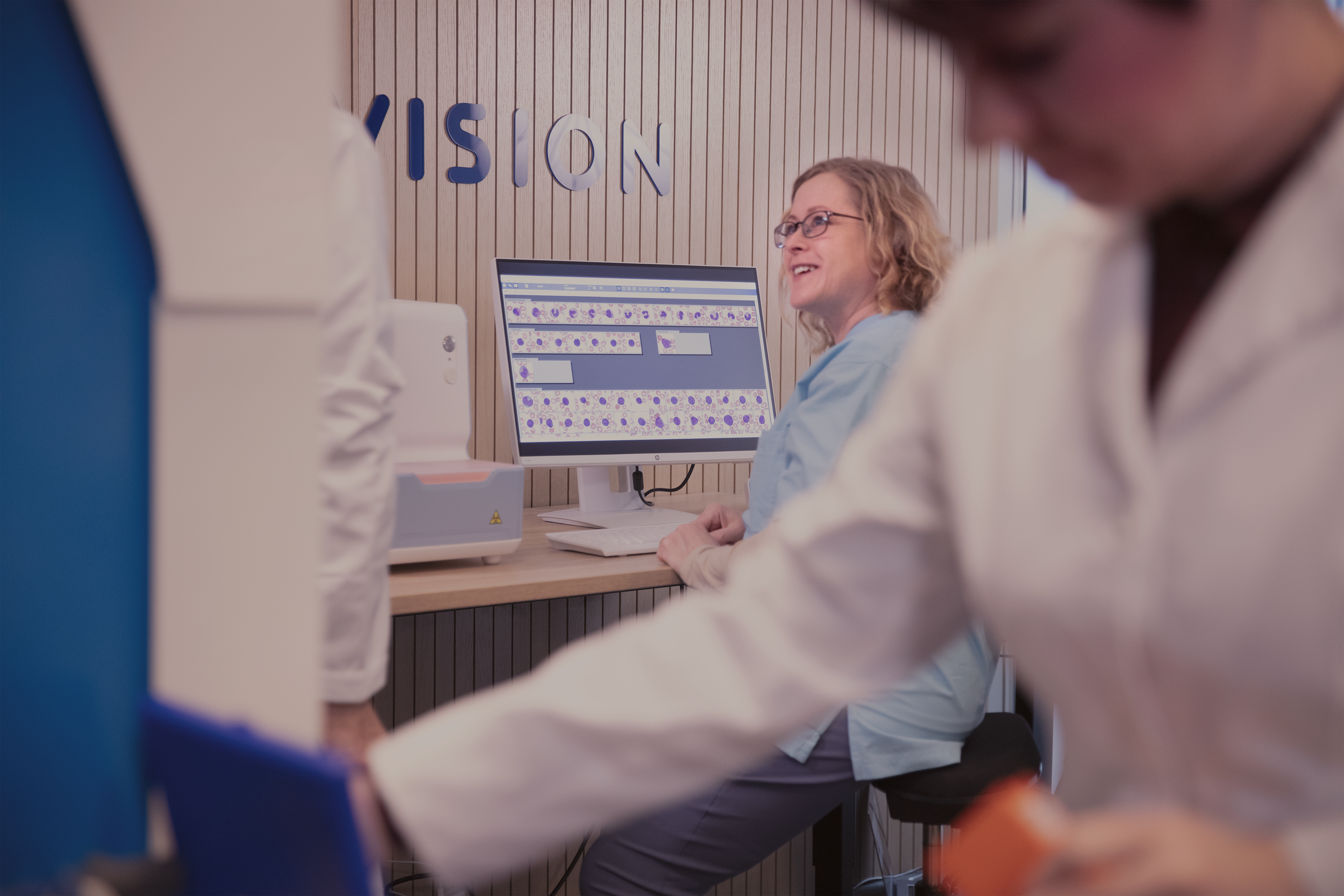 Woman in a lab