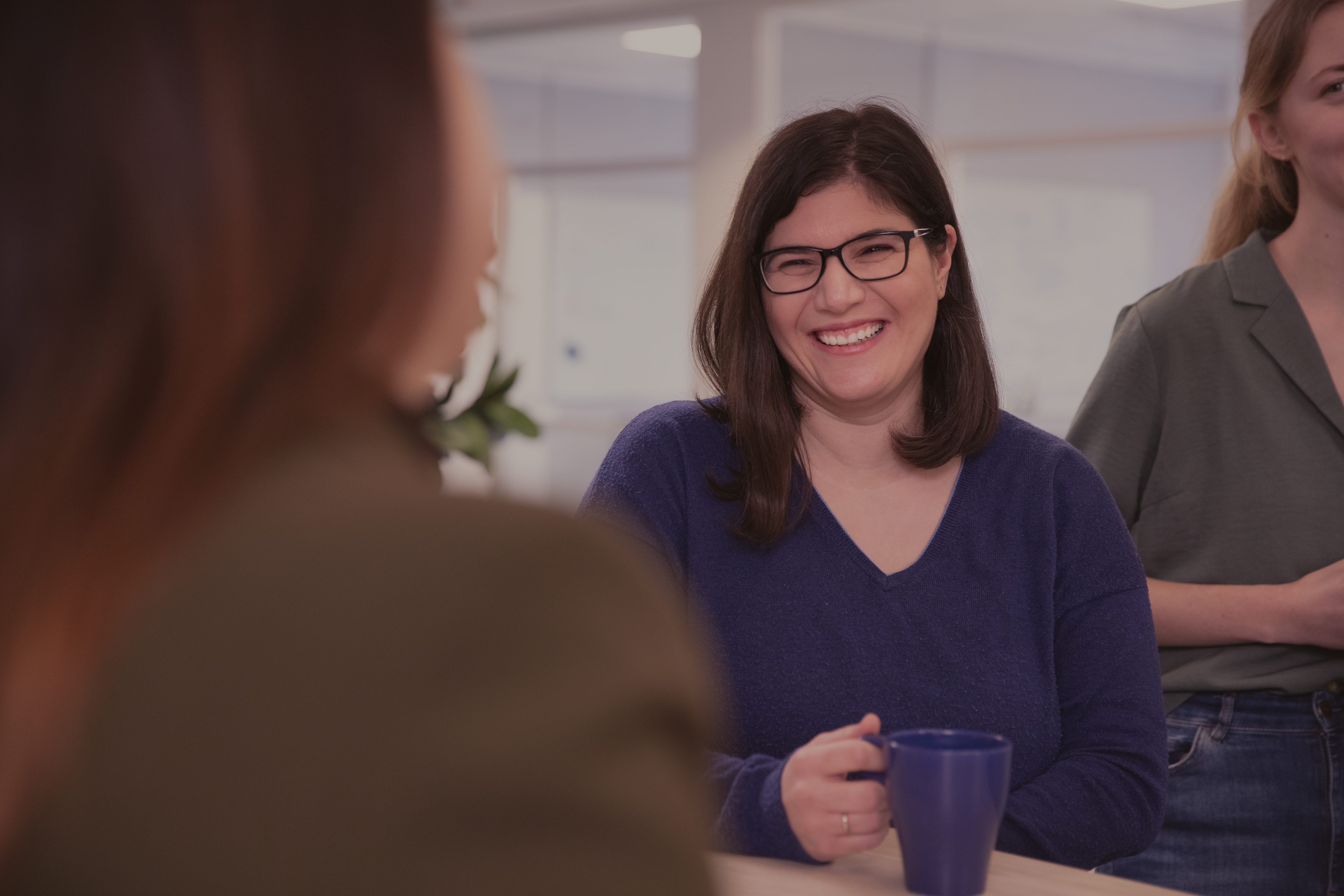 Woman in the meeting