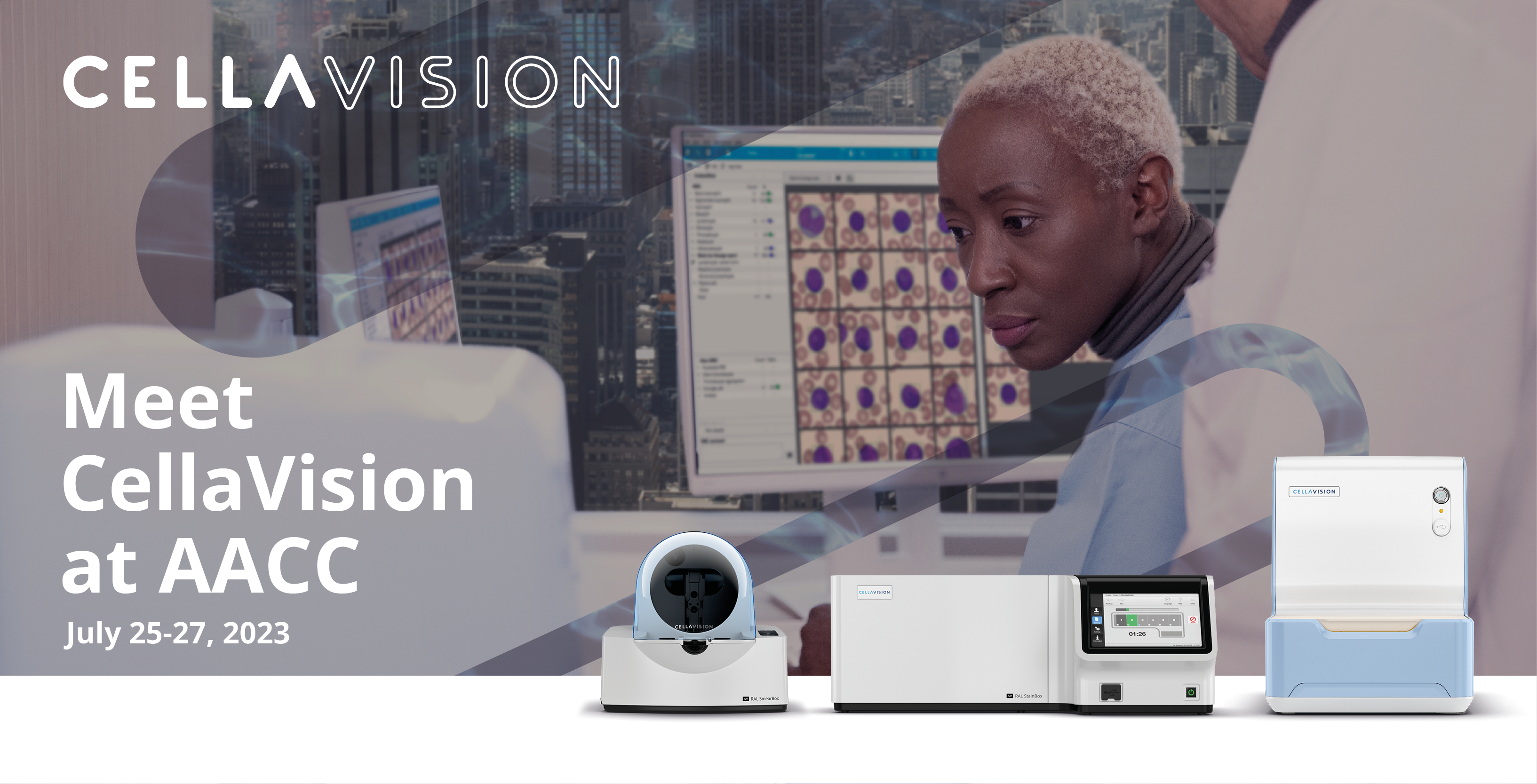 Meet CellaVision at AACC 2023