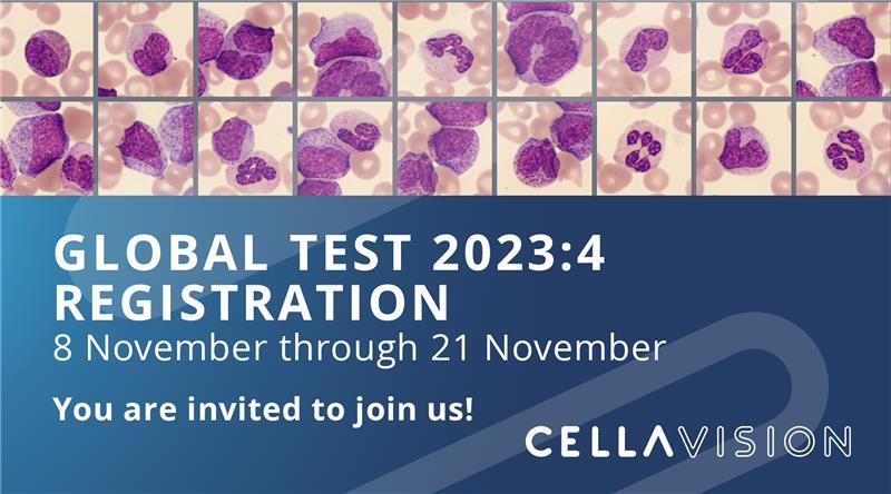 Registration for CellaVision Global Test 2023:4