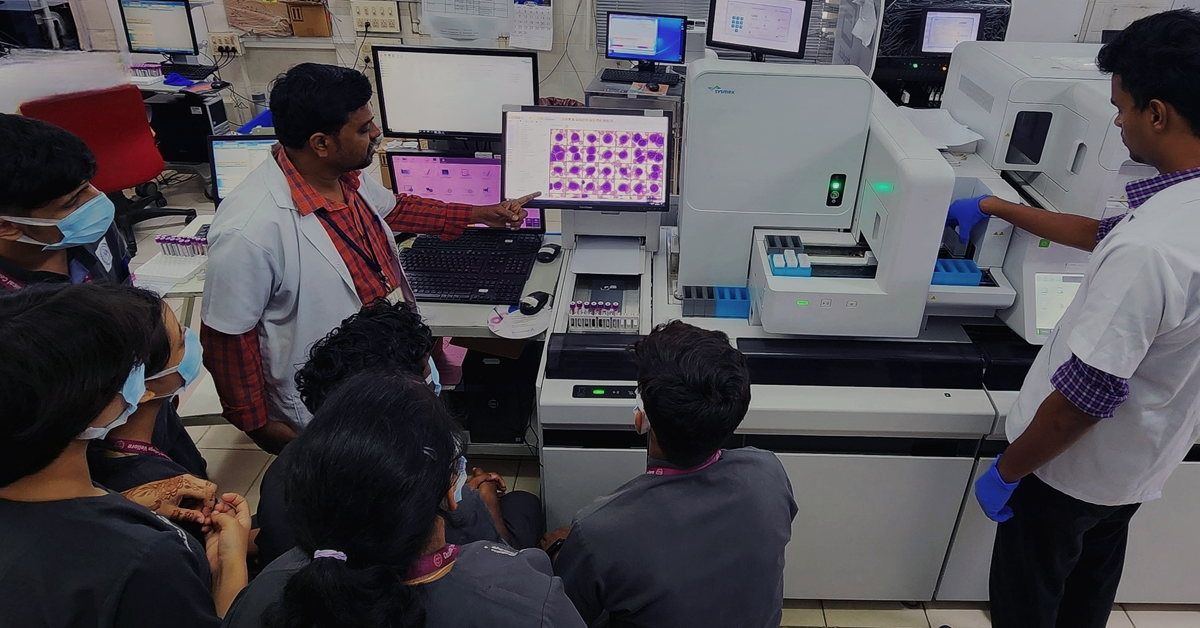Picture of a lab at CMC Vellore, India. Photo competition 2023
