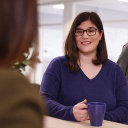 Woman in a meeting