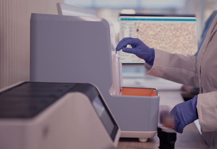 Woman in a lab