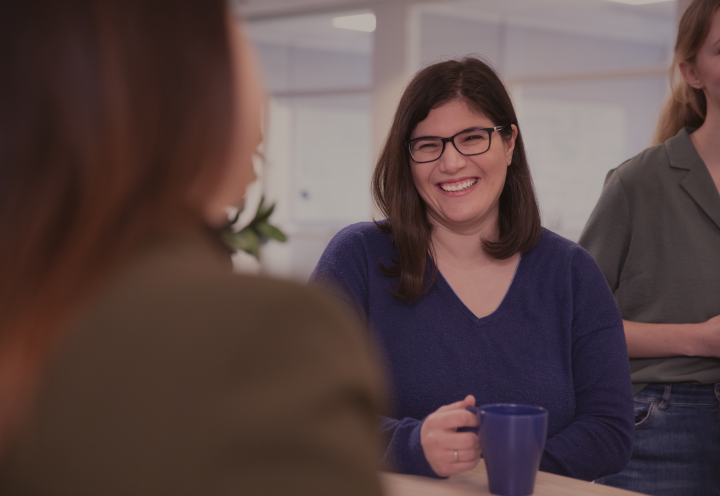 Woman in the meeting