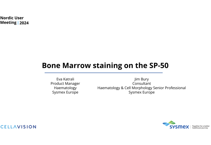 Bone Marrow staining on SP-50
