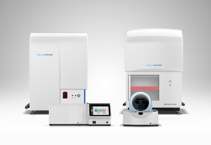 A selection of CellaVision hardware products