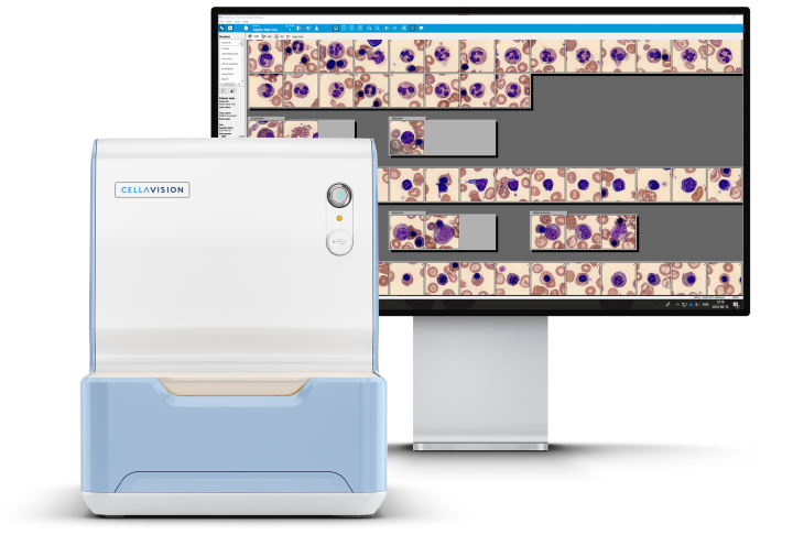 DC-1 and screen displaying cells