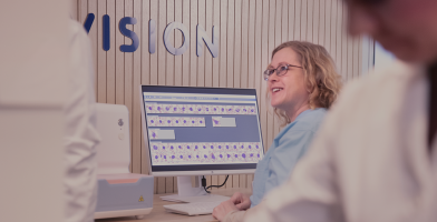 Woman in a lab