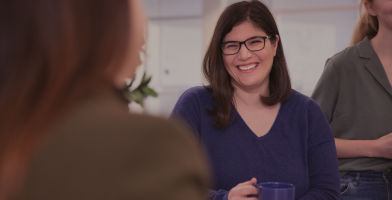 Woman in the meeting