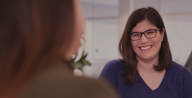 Woman in the meeting