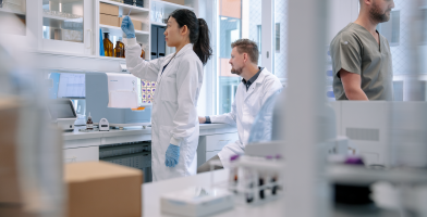 Lab staff